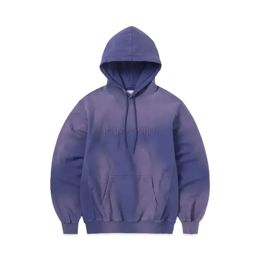 thisisneverthat Faded Embroidery Hoodie "Purple"