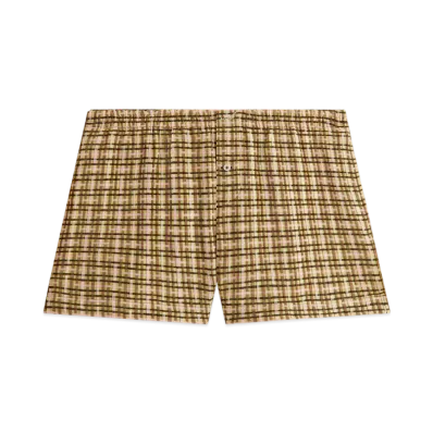 Kith Women Ida II Bubble Check Boxer Short "Protea"