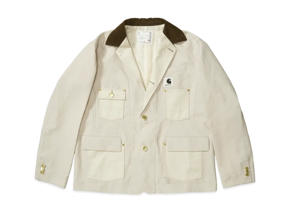 sacai x Carhartt WIP Suiting x Duck Jacket "Ivory"