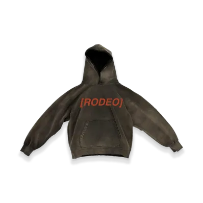Travis Scott Cactus Jack x RODEO 10 Years Logo Hoodie "Grey"