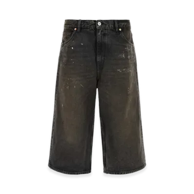 OUR LEGACY Denim Bermuda Shorts "Black"