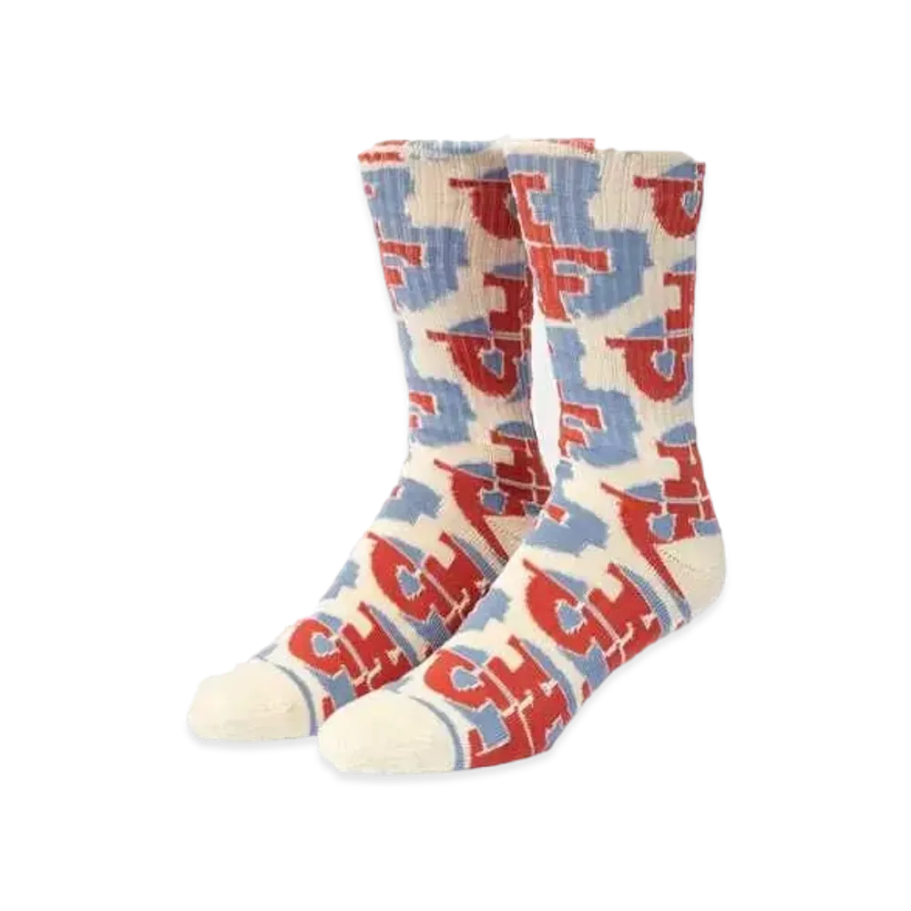 HUF Spring 24 Morex Crew Socks "Cream"