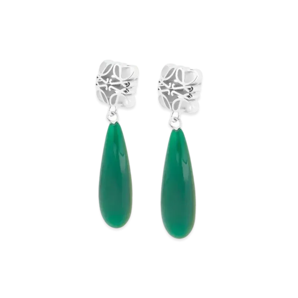 LOEWE x Howl's Moving Castle Small Howl Drop Earrings In Sterling Silver "Silver"