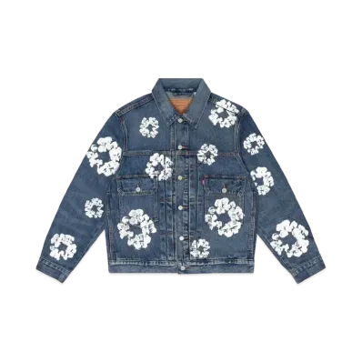 Levi's x Denim Tears Type-2 All Over Wreath "Dark Wash"