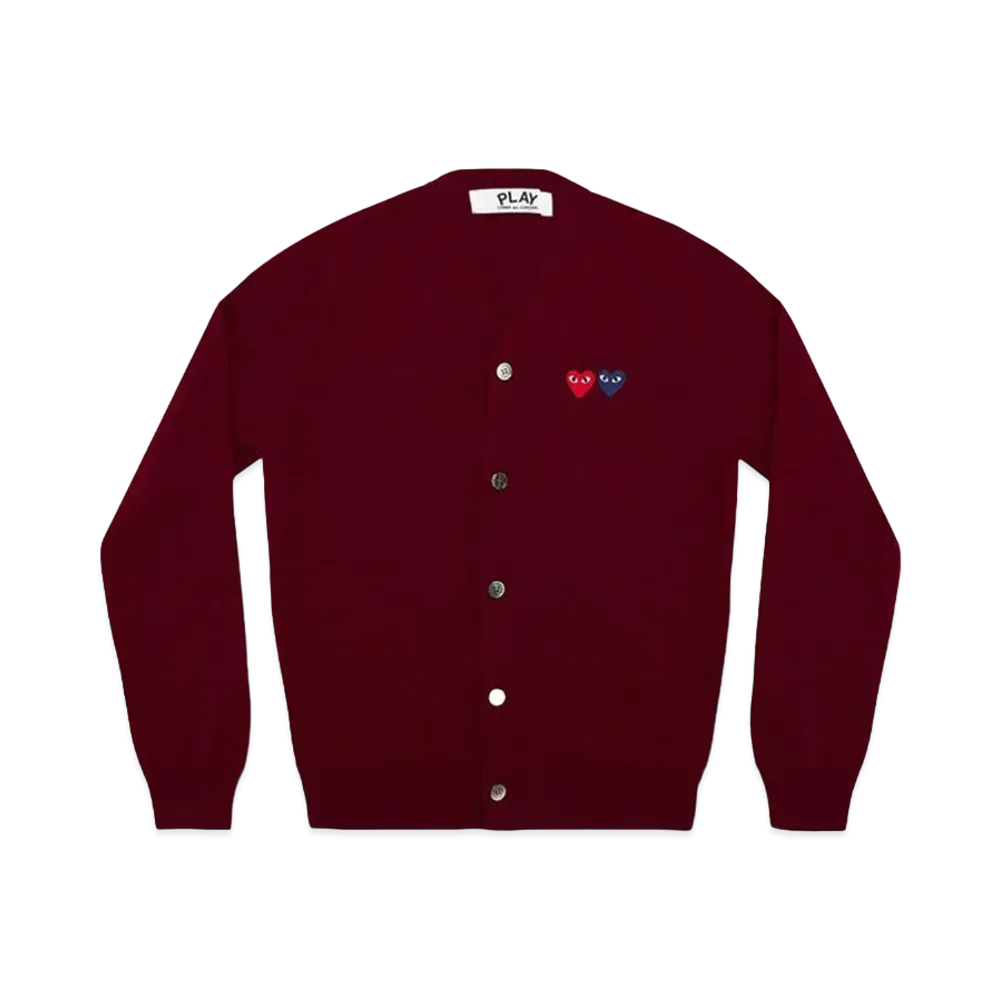 PLAY COMME des GARCONS AX-N058-051 "Burgundy/Blue"