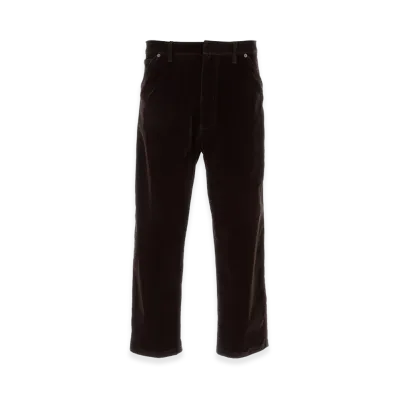 PRADA Velvet Denim Pant "Brown"