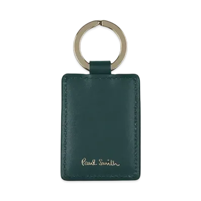 Paul Smith Signature Striped Interior Key Ring "BlueGreen"