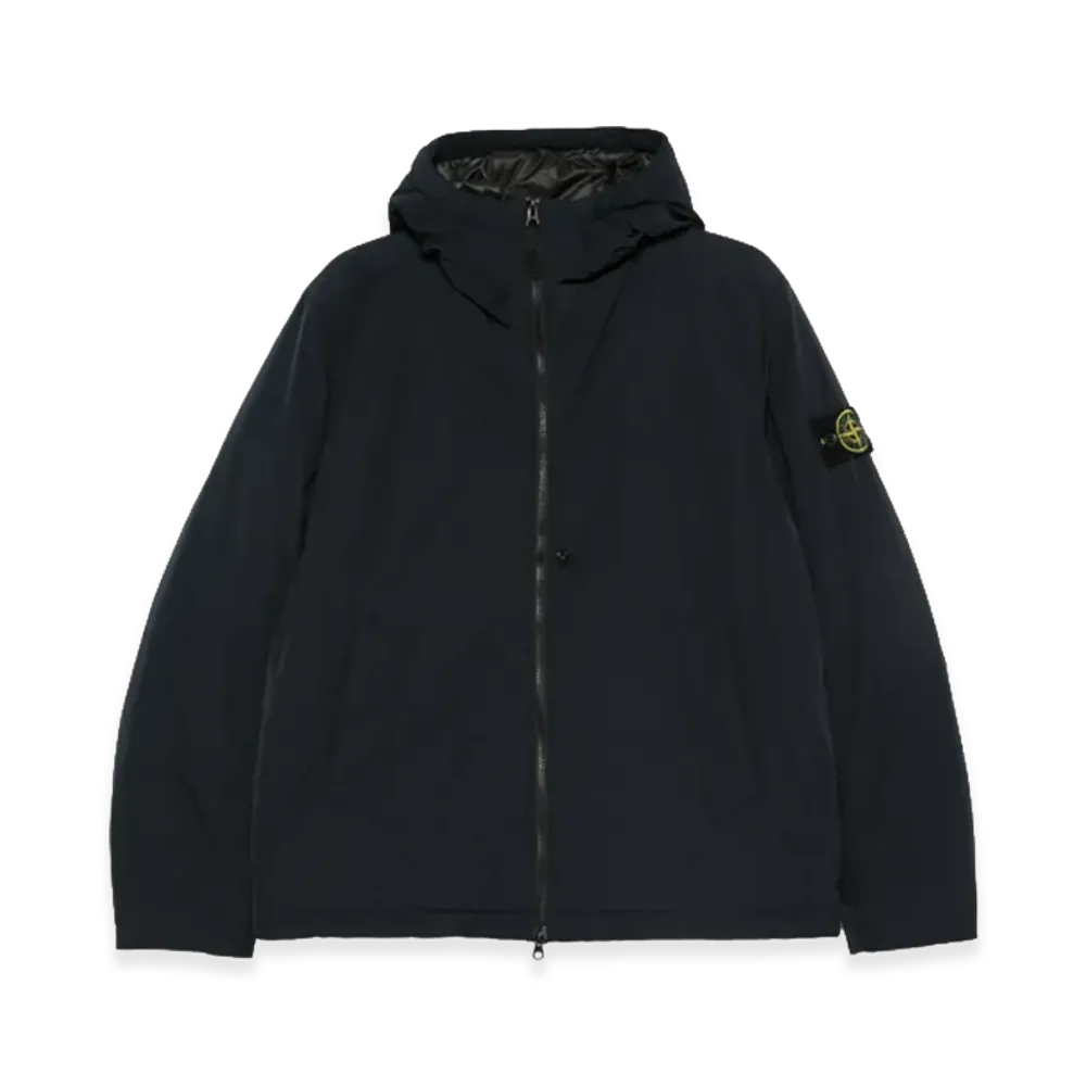 Stone Island Padded Hooded Jacket With Anti-Drop Treatment "Blue"