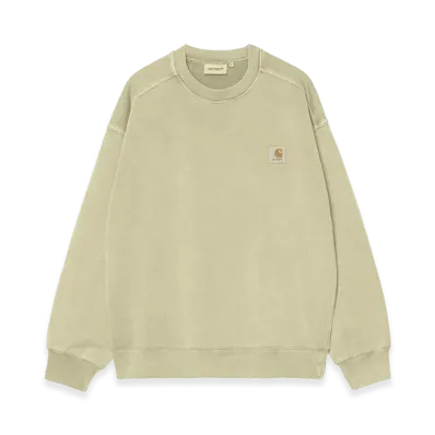 Carhartt WIP Nelson Sweat "Gentle Green(Garment Dyed)"