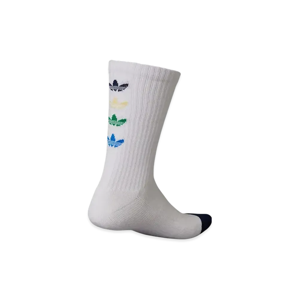 adidas Originals Golf Crew Length Logo Cushion Socks "White"