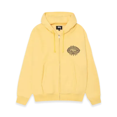 Stussy Mantra Zip Hoodie "Yellow"