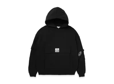HUF x PROCLUB Multi Pocket Hoodie "Black"