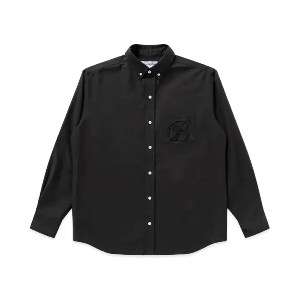 Blackeyepatch B Emblem Oxford Shirt "Black"