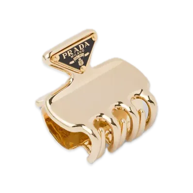 PRADA Metal Hair Clip "Gold"