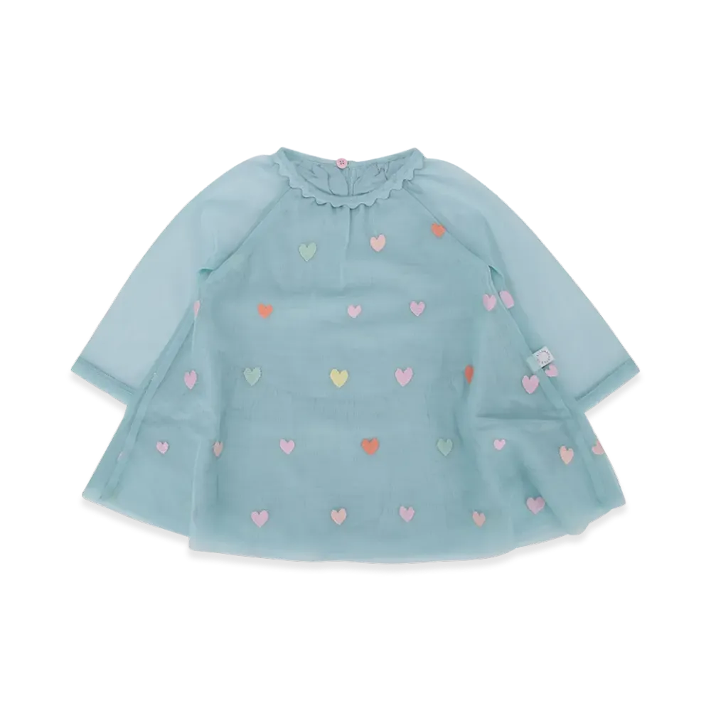 STELLA McCARTNEY Kids Woven Dress "Grigiomulticolor"
