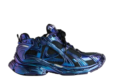 BALENCIAGA Runner Iridescent Sneaker "Blue"