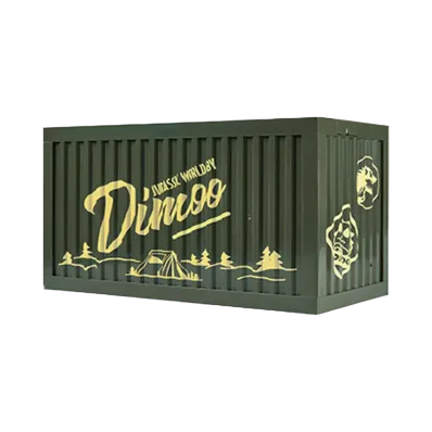 POP MART DIMOO Jurassic World Luminous Display Container