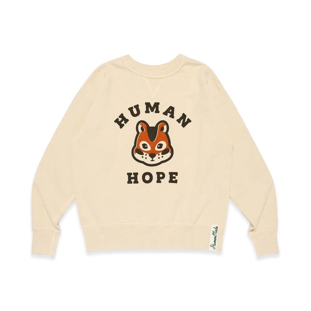 HUMAN MADE x j-hope of BTS HUMAN HOPE Tsuriami Sweatshirt "White"