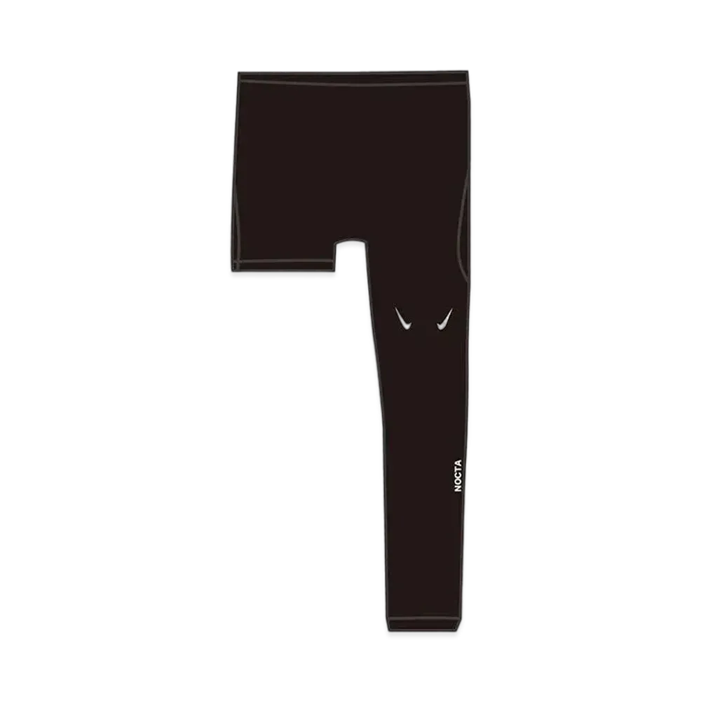 Nike NOCTA Men's Single Leg Basketball Tights (Left) "Black"