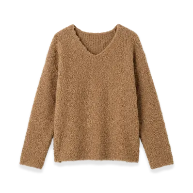 Max Mara Women's Pantera V-Neck Sweater "Camel"