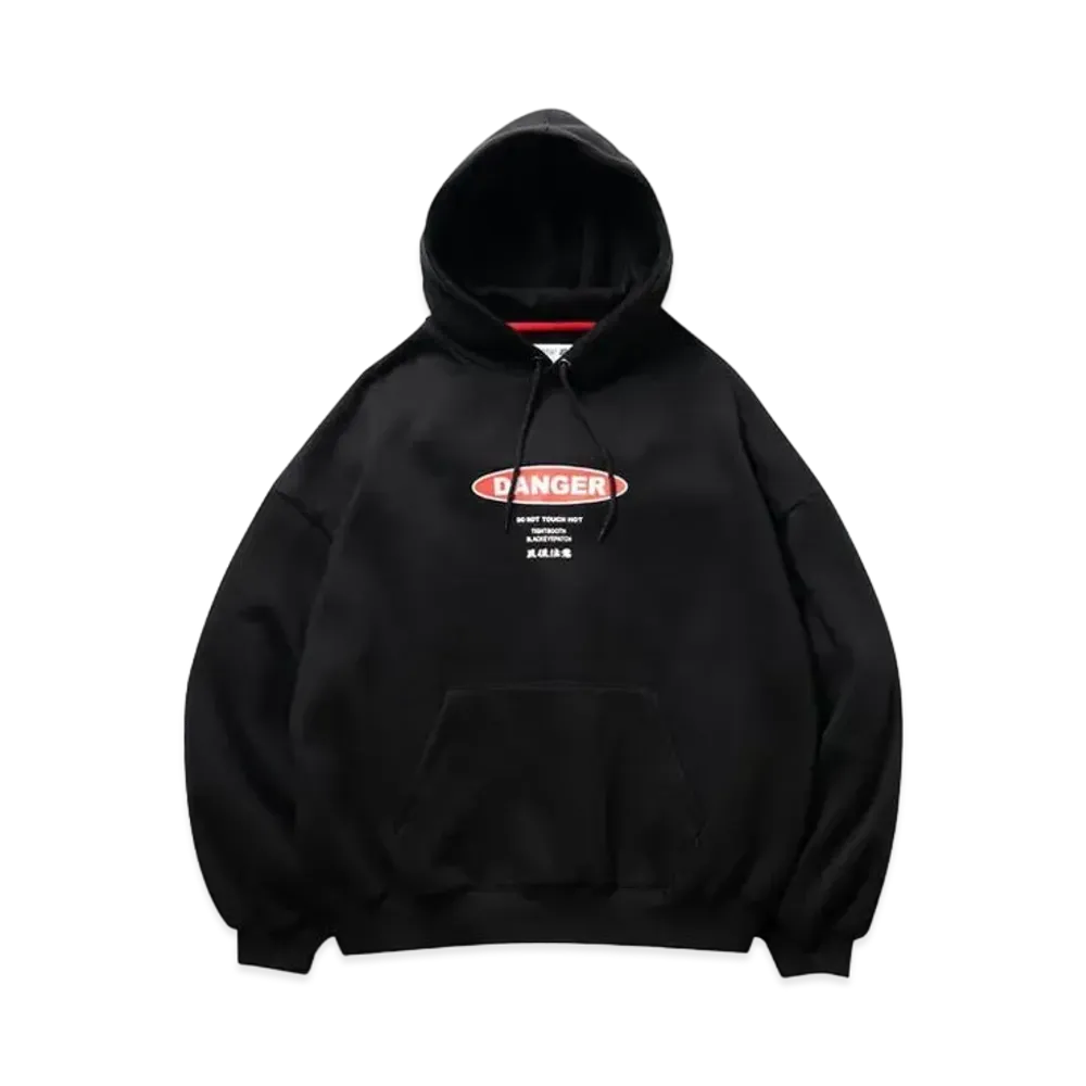 BlackEyePatch TBEP "DANGER LABEL" HOODIE "Black"