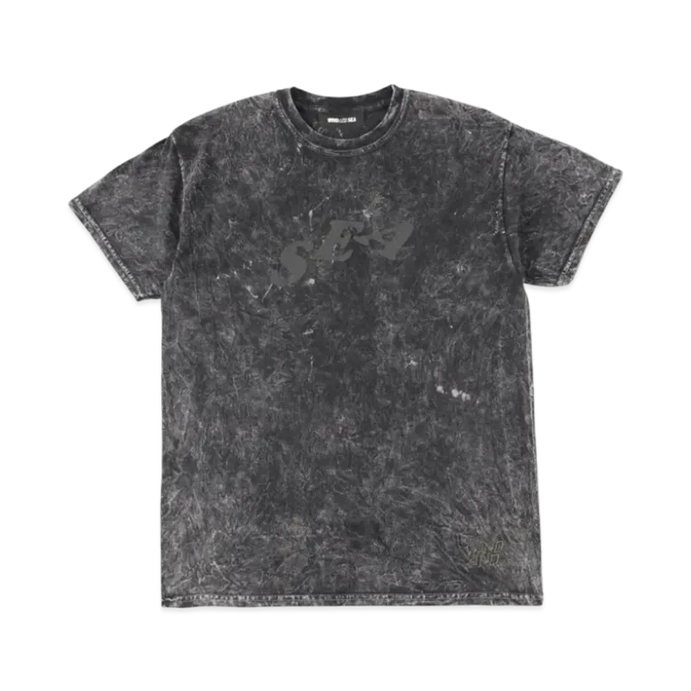 SAINT MXXXXXX x WIND AND SEA J.Fresh Circle M Wash T Shirt "Black Wash"
