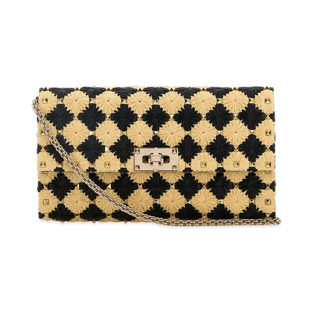 Valentino Women's Shoulder Bag Rockstud S "Naturalenero"