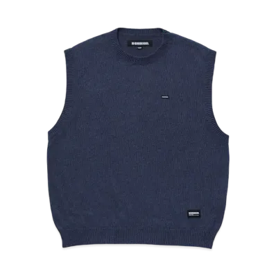 NEIGHBORHOOD Plain Crewneck Vest "Navy"