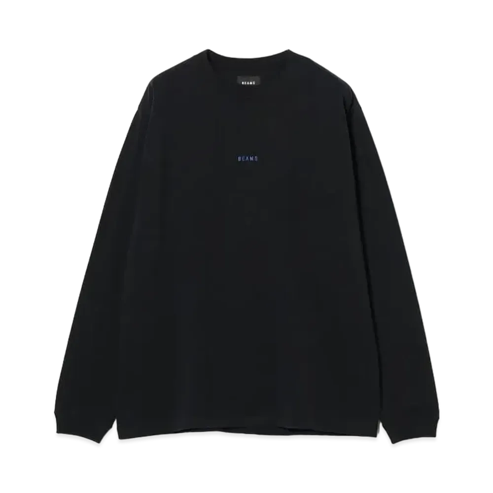 BEAMS Mini Logo Crew Neck T-shirt "Black"