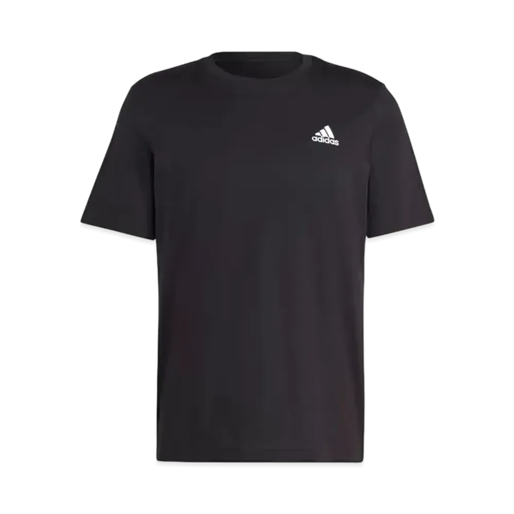 adidas Essentials Single Jersey Small Embroidered Logo Short Sleeve T-Shirt "Black"