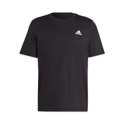 adidas Essentials Single Jersey Small Embroidered Logo Short Sleeve T-Shirt "Black"
