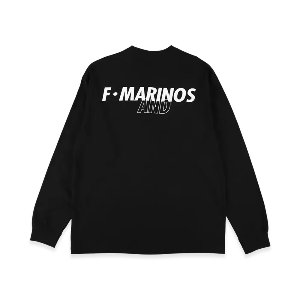 WIND AND SEA x J.LEAGUE F MARINOS L/S Tee "Black"