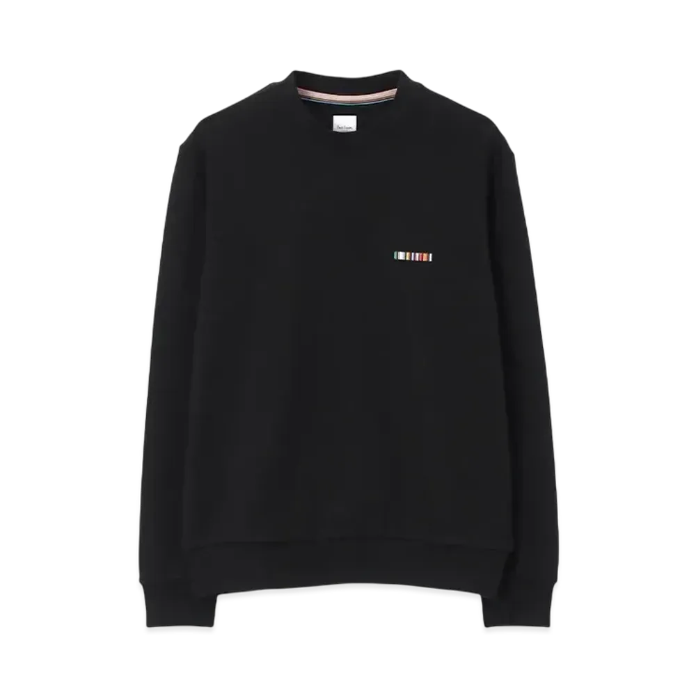 Paul Smith Signature Stripe Bar Sweatshirts "Black"