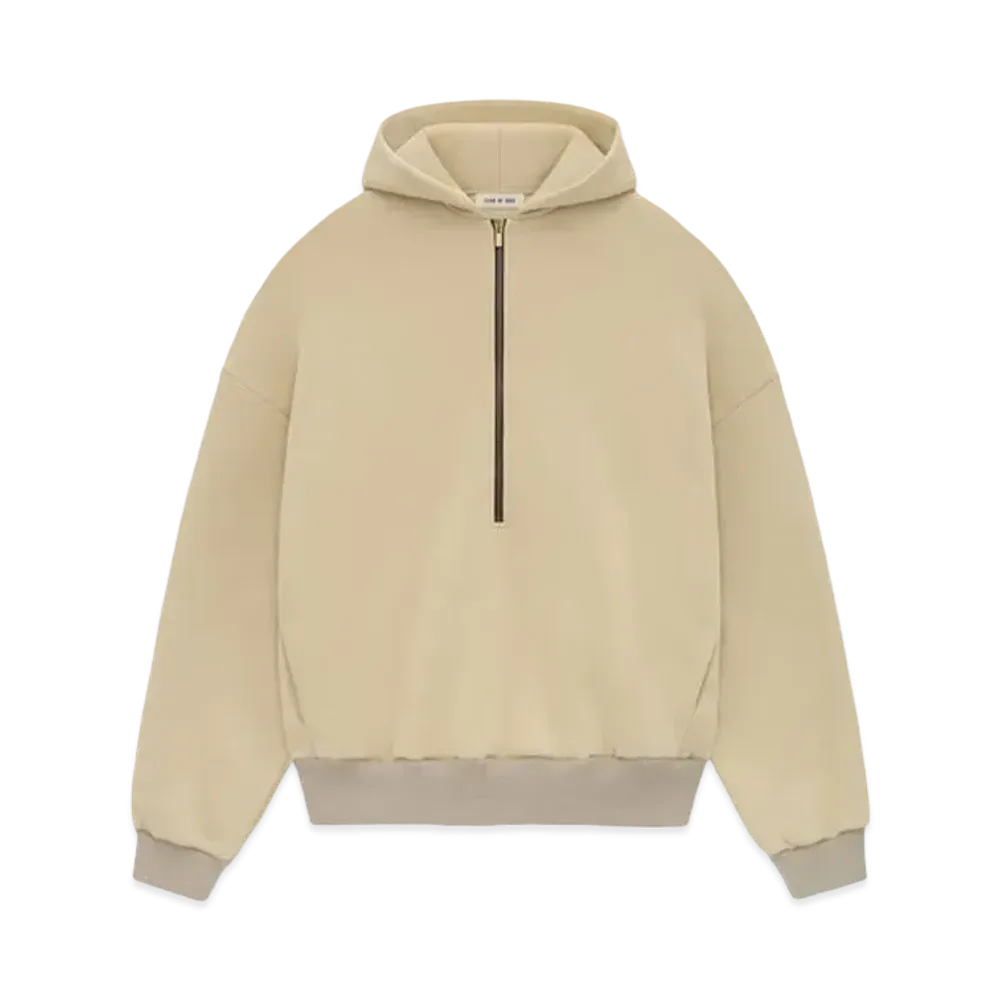 FEAR OF GOD Fleece Half Zip Hoodie "Dune"