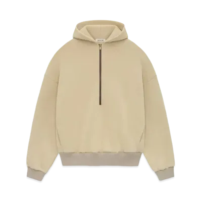 FEAR OF GOD Fleece Half Zip Hoodie "Dune"