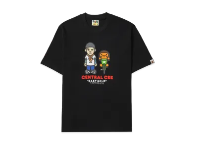 A BATHING APE x Spotify x SYNA World by Central Cee Baby Milo®︎ Relaxed Fit Tee "Black"
