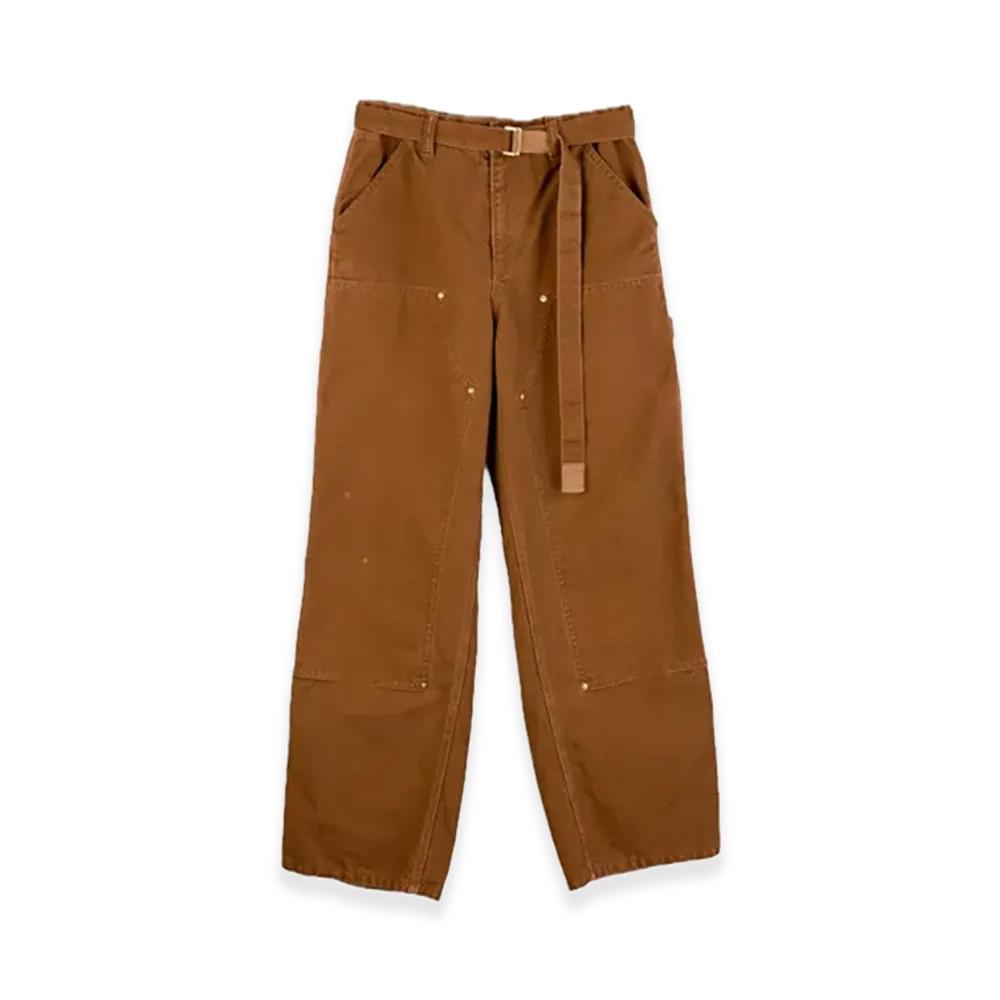 sacai x Carhartt WIP Duck Pants "Dark Beige"