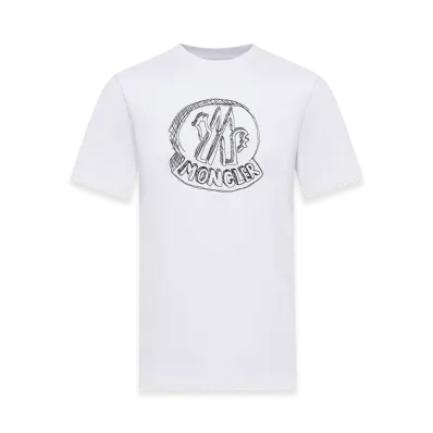 MONCLER Embroidery T-Shirt "White"