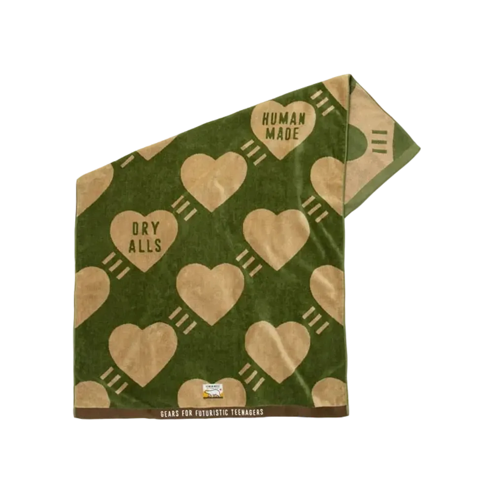 HUMAN MADE TOWEL BLANKET "Olive"