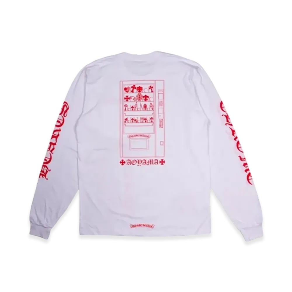 Chrome Hearts Aoyama Exclusive L/S PocketT-Shirt "White/Red"