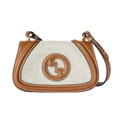 GUCCI Blondie Mini Shoulder Bag "Natural"