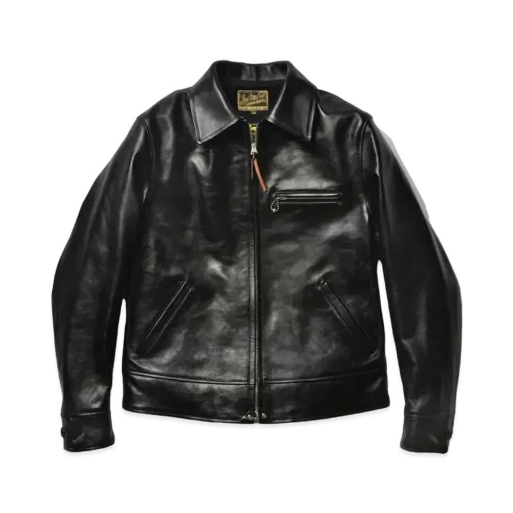 THE REAL McCOY'S 30s Leather Sports Jacket "Black"