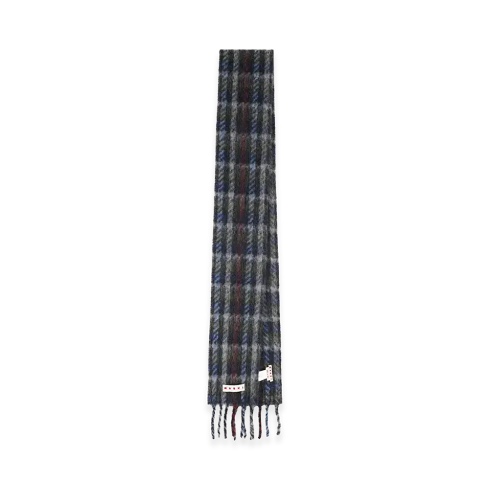 MARNI Mohair Blend Scarf "Azzurro"