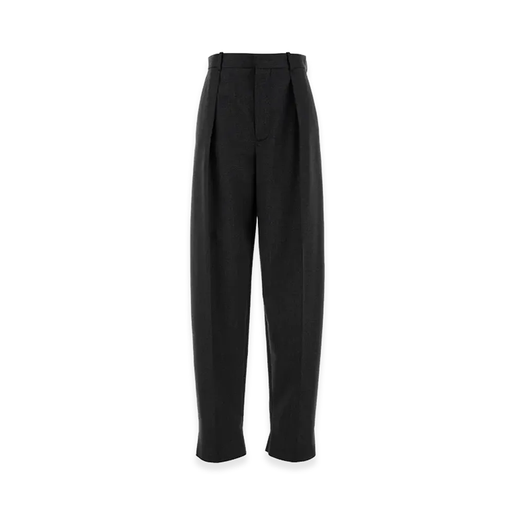 Bottega Veneta Women's Twill Pant "Charcoal"