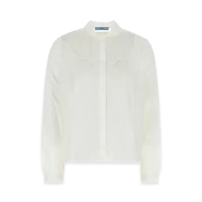 PRADA Women's Cotton Shirt "White"