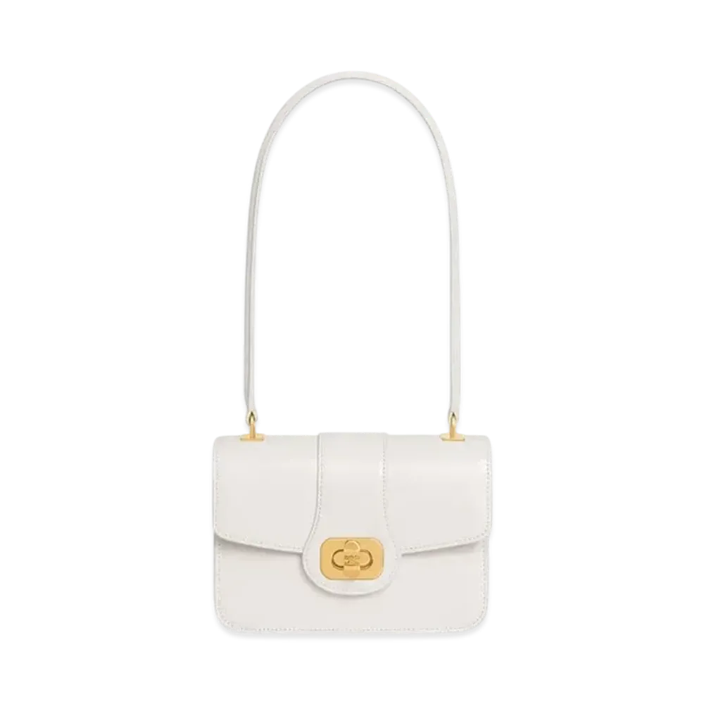 CELINE Teen Celine Josephine Bag in Shiny Calfskin "Rice"