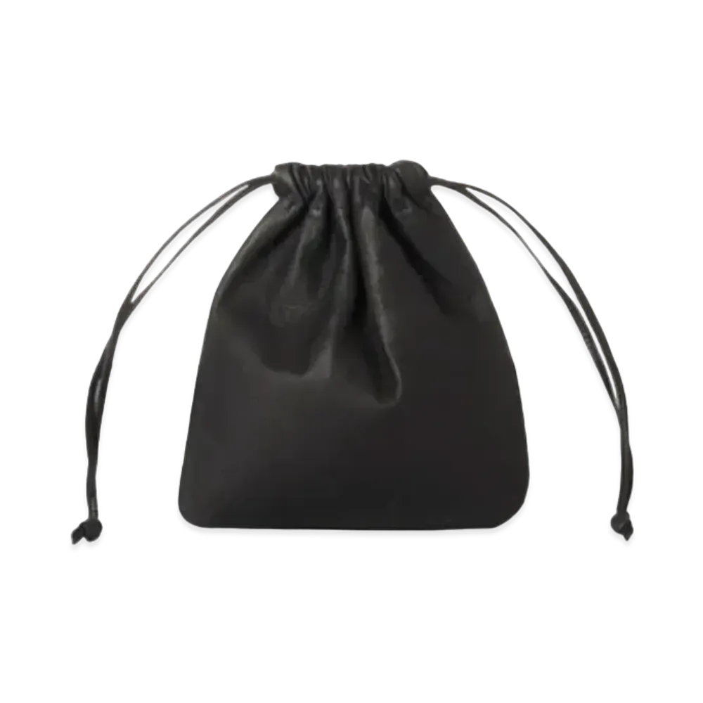 Aeta Double Faced Drawstring Pouch M "Black"