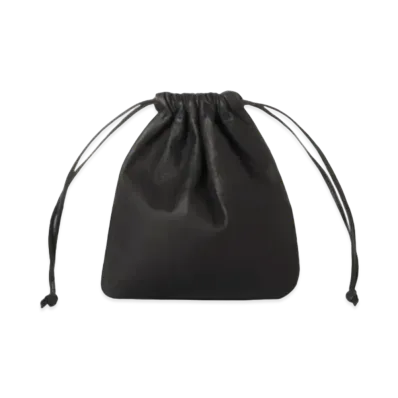 Aeta Double Faced Drawstring Pouch M "Black"