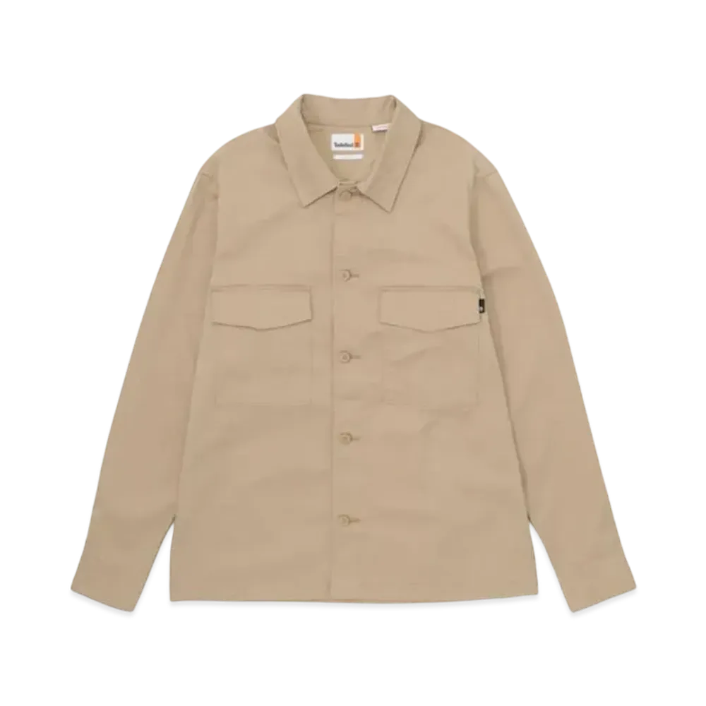 Timberland Men's Twill Overshirt "Light Brown"