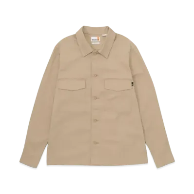 Timberland Men's Twill Overshirt "Light Brown"